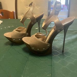 NWT Casadei Platform Sandals